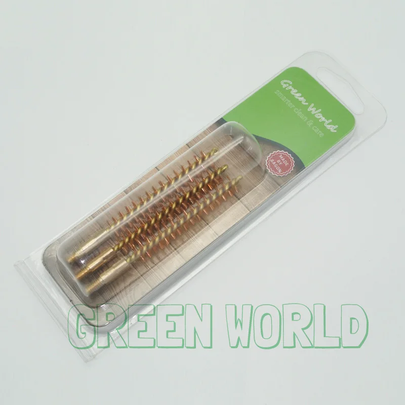 Green World 3 шт./лот. 32cal 8 мм бронзовая Щетка с латунным держателем и сердечником щетка