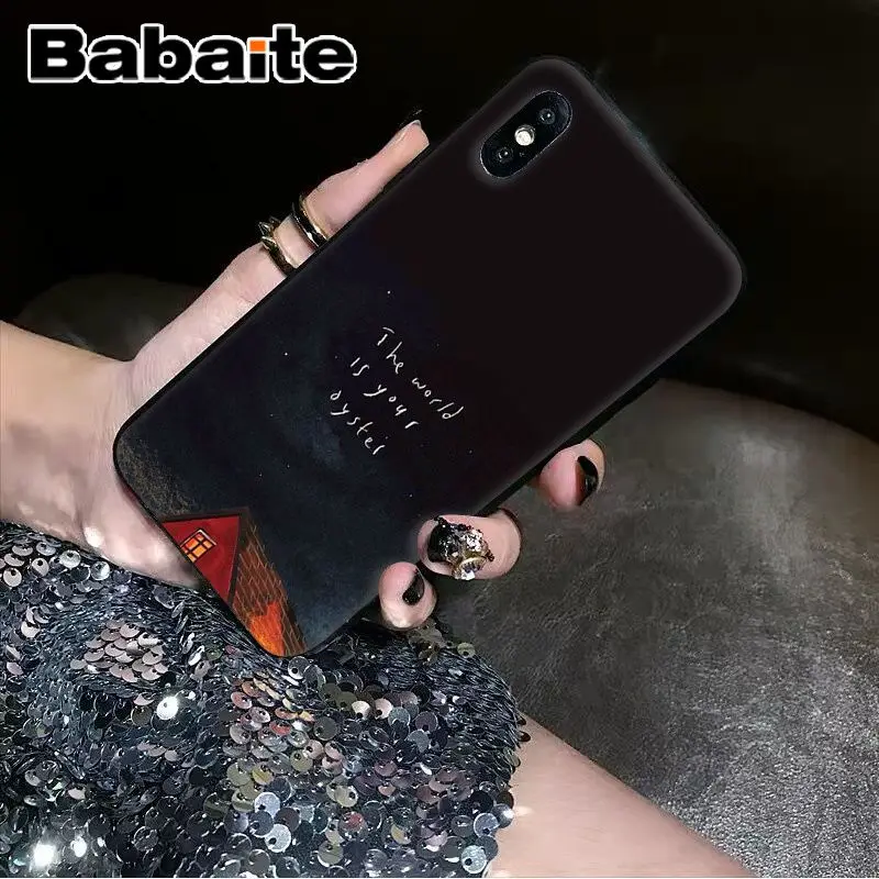Babaite Peter Pan Wendy Tinkerbell Black Soft Shell Phone Cover for iPhone 5 5Sx 6 7 7plus 8 8Plus X XS MAX XR | Мобильные телефоны