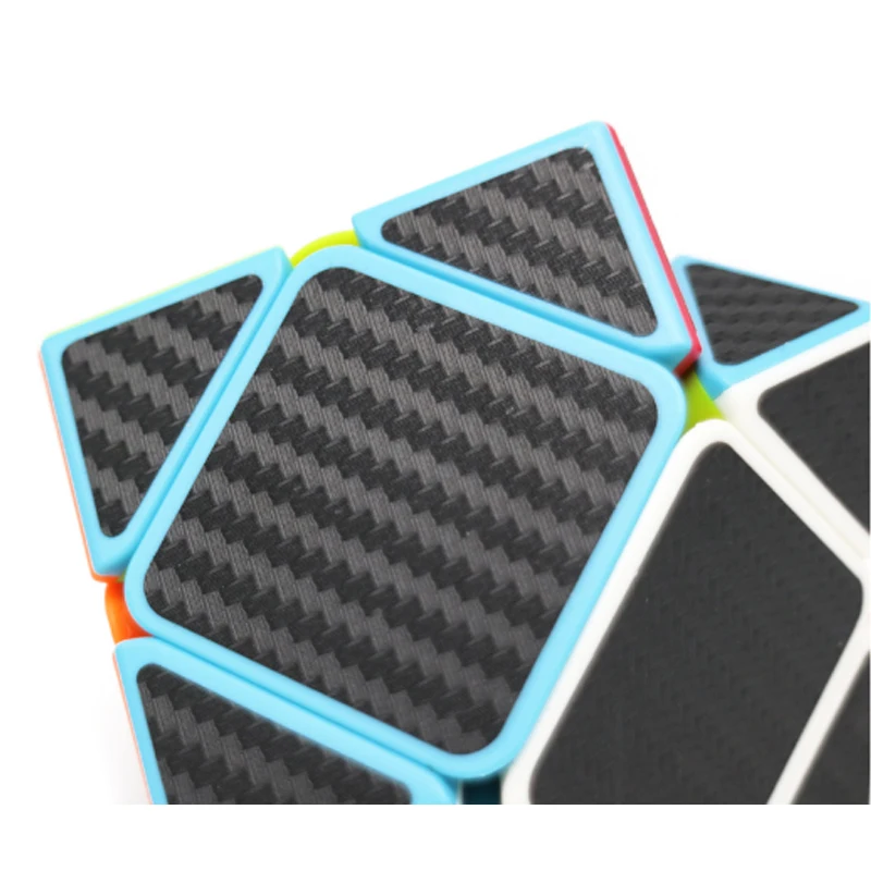 ZCube углеродного волокна стикер перекос Cube странные Sharp Мэджико Cubo скорость