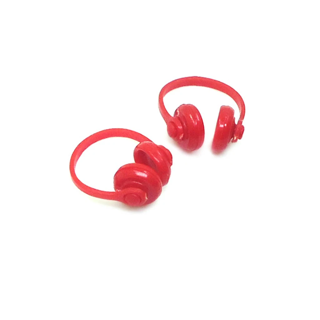 2pcs 1:12 Scale Dollhouse Miniature Accessories Mini Doll House Earphone Headset Headphone Decor Collection Gift |