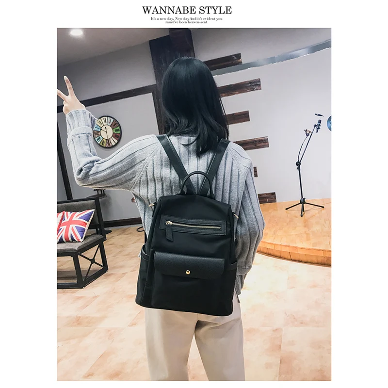 Gdzhlbag Модные рюкзаки Для женщин нейлон Школьные ранцы для подростков Обувь