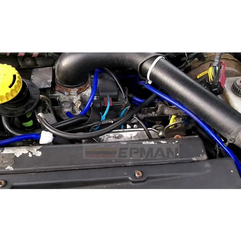 Черный ID: Силиконовая вакуумная трубка 12 мм высокопроизводительный шланг для BMW