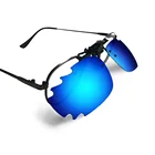 HKUCO солнцезащитные очки с зажимом красные поляризованные линзы для близорукости оправа с зажимом поляризованные линзы защита UV400