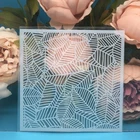 13 см, 5 дюймов, текстура листьев, DIY наклейки, трафареты, картина на стену, фотообои, шаблон