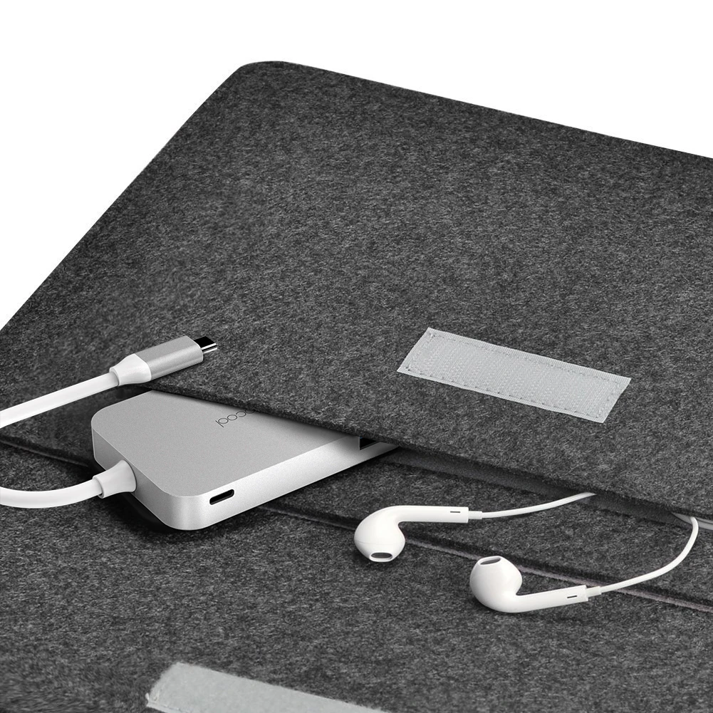 Адаптер dodocool 6 в 1 из алюминиевого сплава для чтения SD/TF карт 3 порта USB 0|usb-c hub|usb 3.0