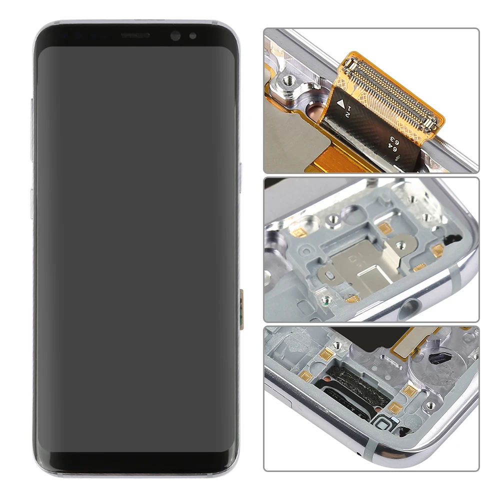 Для samsung galaxy S8 ЖК Дисплей Сенсорный экран планшета Ассамблеи для плюс G950F G950U G950W8