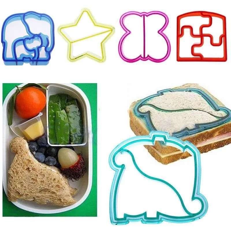 1 шт. нож для сэндвич форм устройство тиснения животных Форма обед малыш тостов