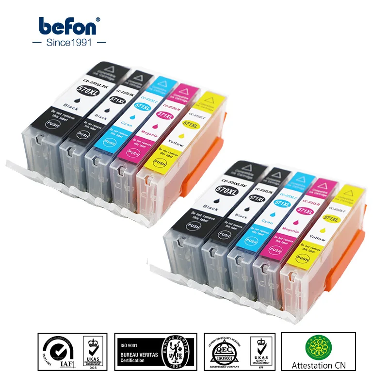 PGI 570XL CLI 571XL сменный картридж для принтера Canon MG5750 MG5751 MG5752 MG6850 MG7750 MG6853 MG7753 TS5050
