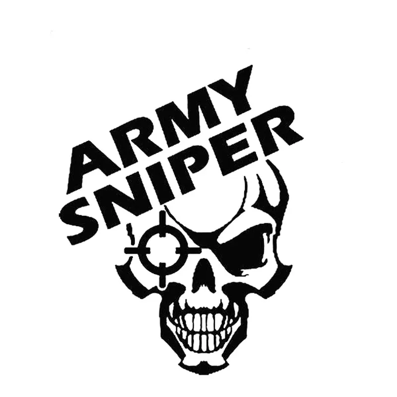 9 8 см * 12 7 армейская снайперская виниловая наклейка берет спецназ Recon USMC темно