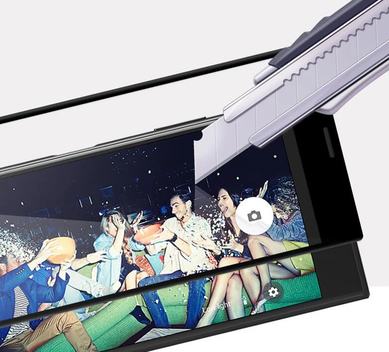 3D полное покрытие закаленное стекло для Sony Xperia XZ3 XZ2 XZ1 XZ XA2 XA1 XA X премиум компактная