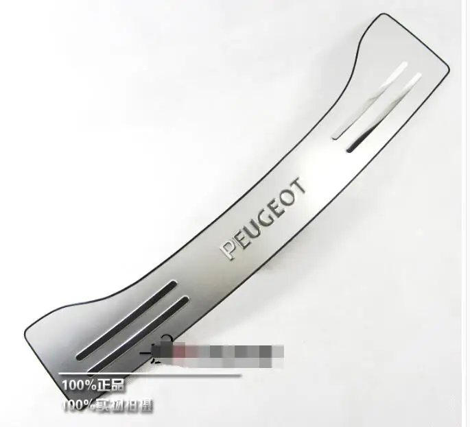 FIT FOR 2011-2017 for PEUGEOT 508 REAR BUMPER PROTECTOR STEP PANEL BOOT COVER SILL PLATE TRUNK TRIM ACCESSORIES | Автомобили и
