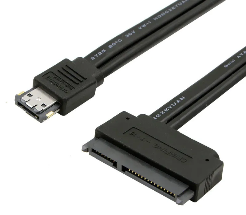 Разъем eSATA для sata 22p с двойной мощностью длина кабеля 1 м 2 5-дюймового SSD HDD |