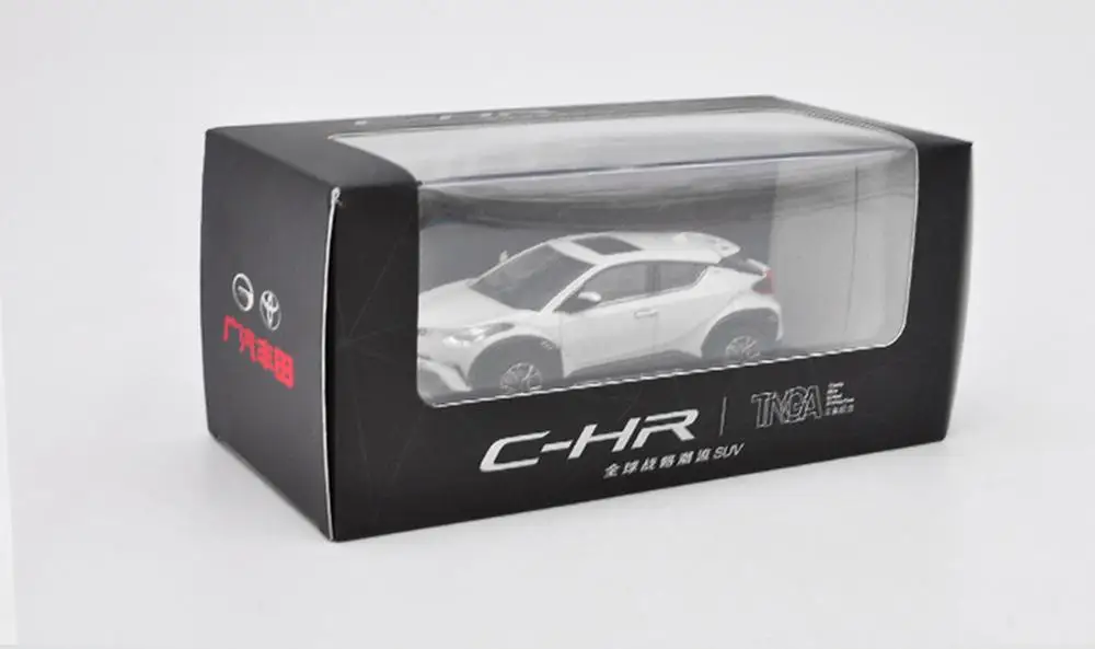 1/43 Toyota CHR C-HR белый литой автомобиль Модель Коллекция игрушек