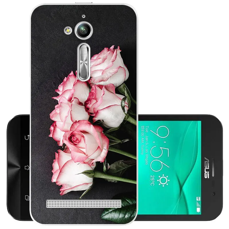 Чехол CaseRiver TPU 5," для Asus Zenfone Go ZB500KL, мягкий силиконовый чехол с милым рисунком, чехол для Asus Zenfone Go - Цвет: 24