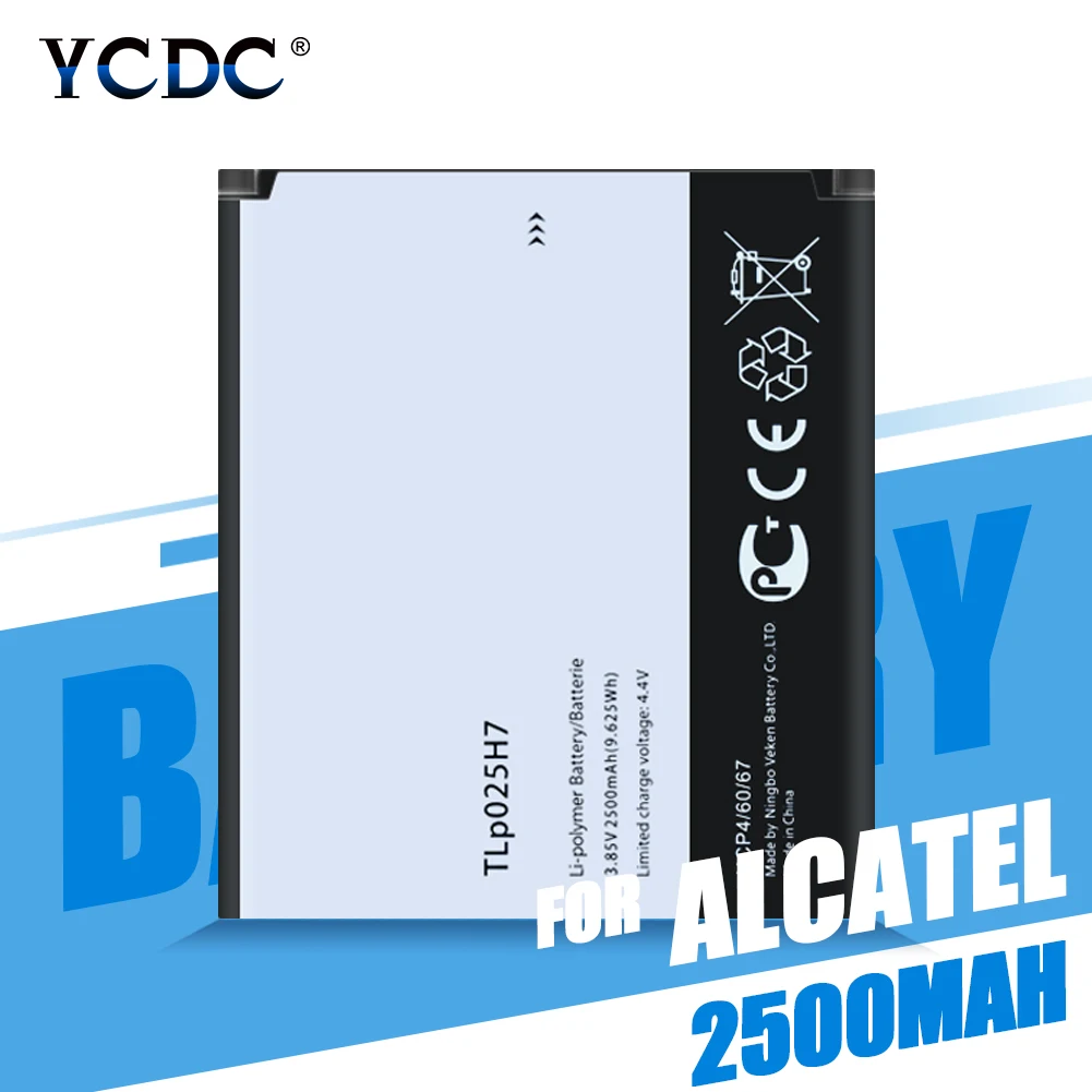 2500 мАч Мобильный телефон батареи TLp025H7 для Alcatel One Touch POP 4 OT 5051X 5051D 5051J 5051M литий