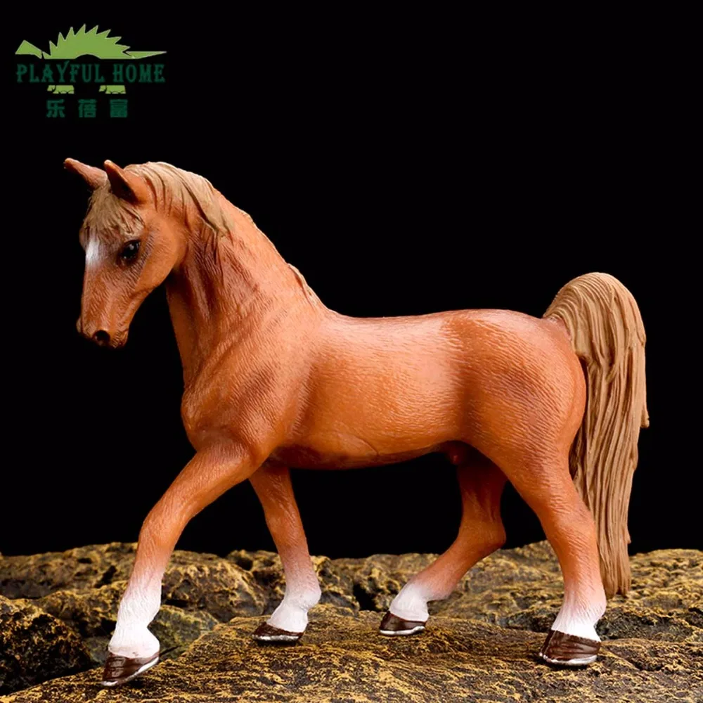 Игривый дома лошадок модель Животные набор моделирования 3D 10 шт. китайский бренд