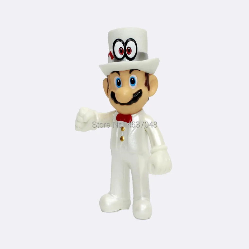 13 см Super Mario Bros Bowser Luigi Koopa Йоши Марио уарио производитель Odyssey Donkey Kong Toad ПВХ Фигурки Модели кукол игрушки