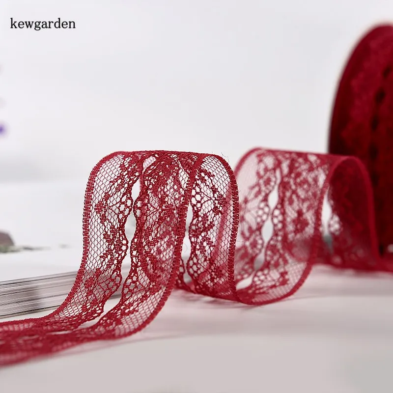Kewgarden DIY аксессуары для банта волос полые кружевные ленты вручную изготовленная