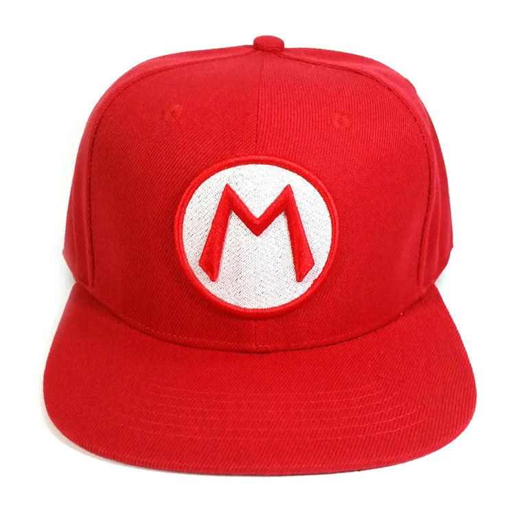 Бейсбольная бейсболка Super Mario Bros, хлопковая кепка Luigi Mario, регулируемая шапка в стиле хип-хоп, шапка с вышивкой, косплей, рождественский подарок