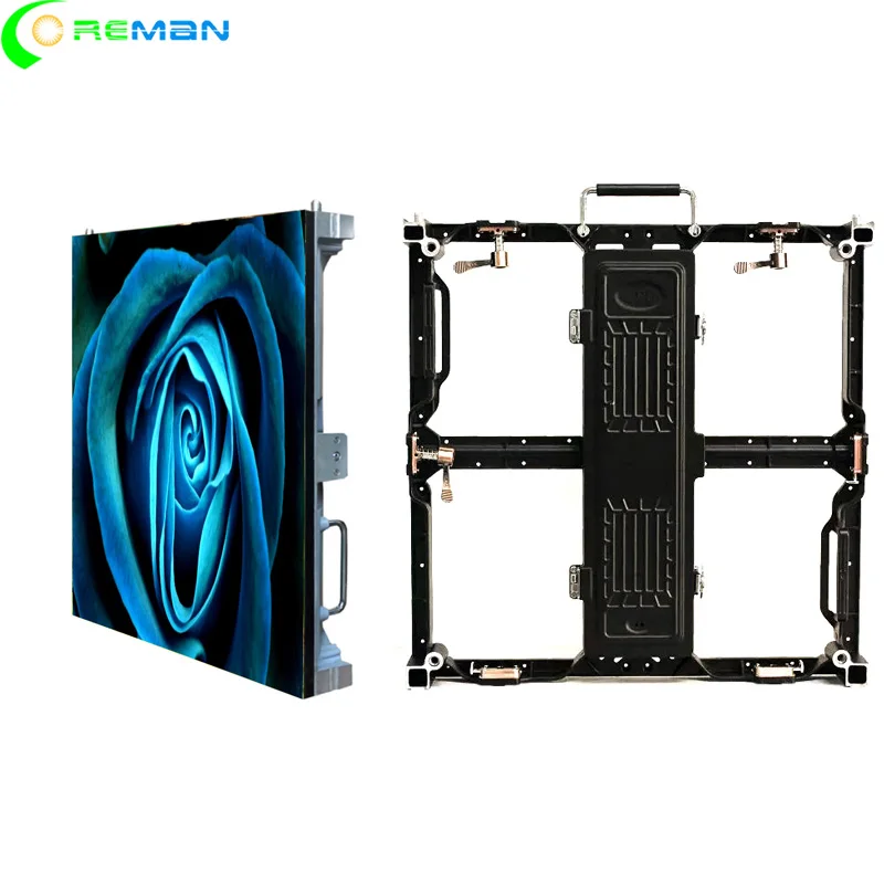 Низкая цена P3.91 P4.81 indoor 500x500 500x1000 тонкий Pantalla светодиодный Светодиодный Алюминий