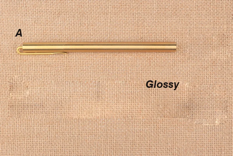 Glossy brassA DIY ручка для рисования из латуни, винтажная ручка из чистой меди, металлическая ручка для подписи, матовые ручной работы, медная ручка BD045 - Цвет: Glossy brassA