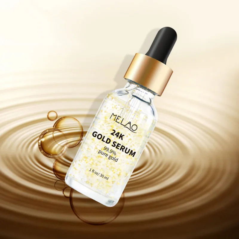 MELAO 24K Золотая Сыворотка для лица увлажняющий эссенция отбеливающий дневной крем