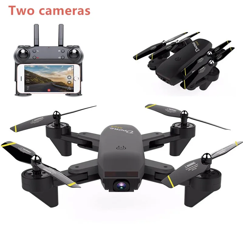

DM107S D107 RC Helicopter Double Camera MINI Fold Selfie RC Drone With Wifi FPV 2MP HD Camera Quadcopter VS SG700 Dron
