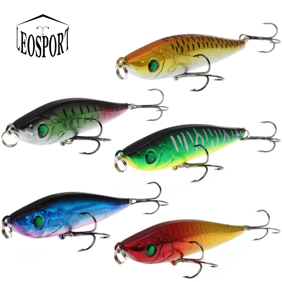 LEOSPORT Новое поступление 8 см 15 г 1 шт. приманки для рыбной ловли 3d глаза приманка