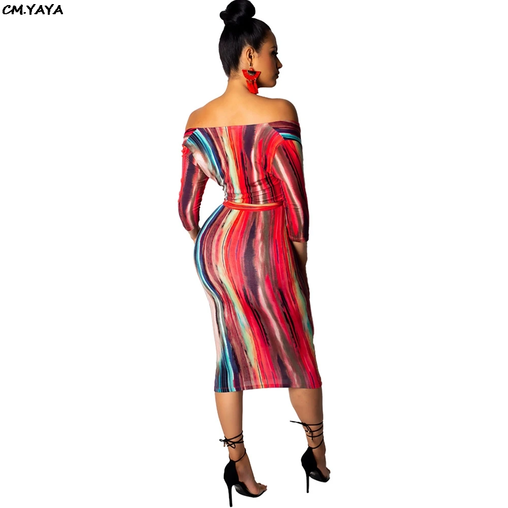 Новинка 2019 женское платье-миди с открытыми плечами и глубоким V-образным вырезом