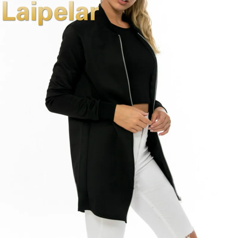 Laipelar короткая средней длины Осенняя Базовая куртка-бомбер женская цветная