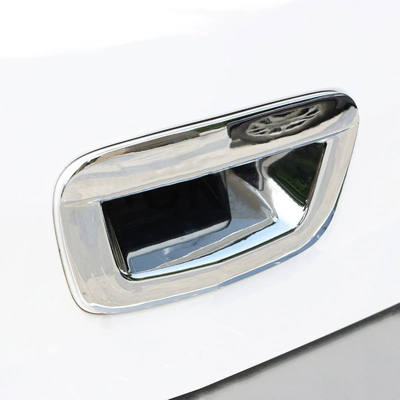 Хромированная ABS пластиковая самоклеящаяся ручка ворот накладка вставка рамка