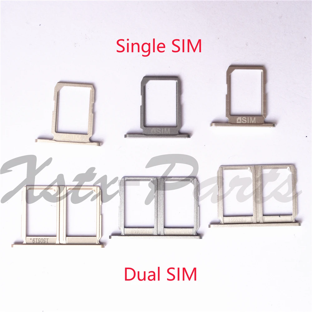 

100PCS Single SIM/ Dual SIM Card Tray Holder Slot for Samsung Galaxy S6 G920 G920F G9200 SIM Holder Slot Tray Container Adapter