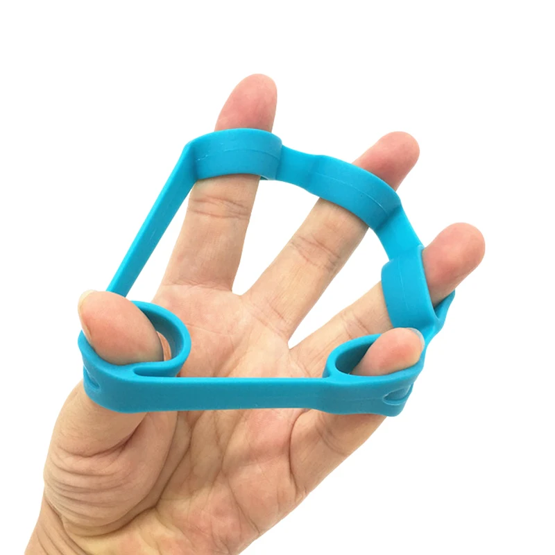 Silikon jari perlawanan band ambil finger joint otot pelatih tarik cincin pegangan expander Kebugaran Peralatan