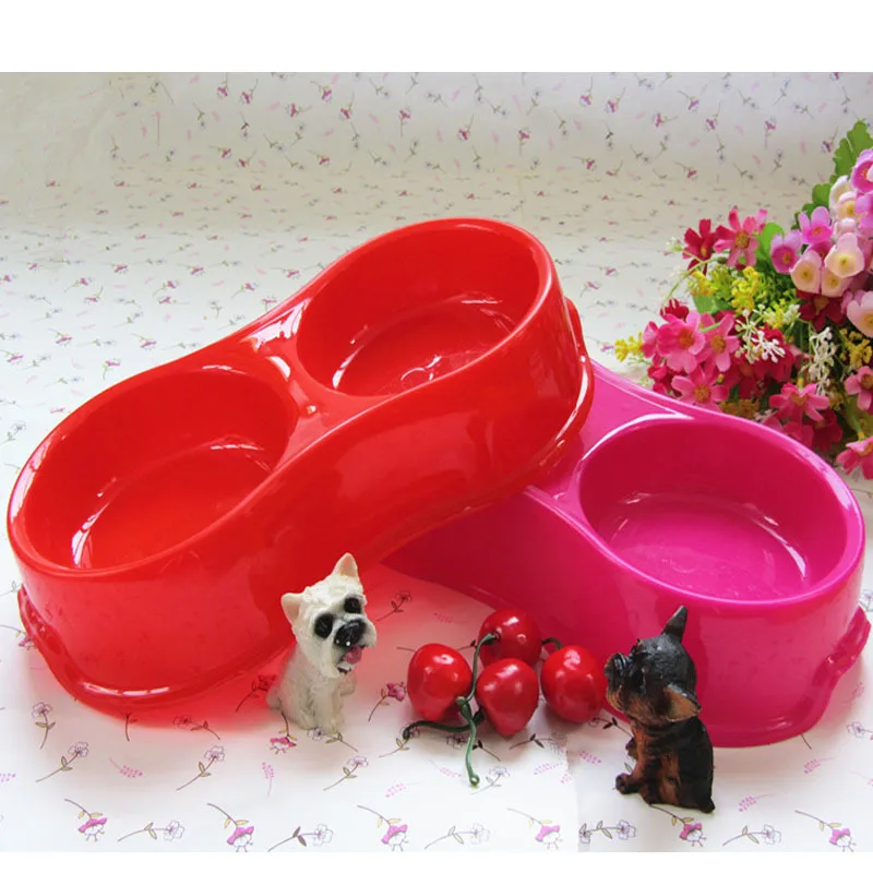 Бесплатная доставка Высокое качество аксессуары Перрос двухпортовые миски для