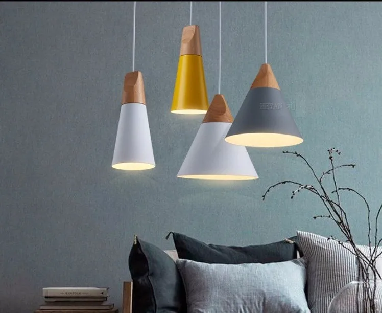 LukLoy современные светильники подвесной светильник из натурального дерева