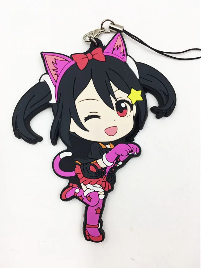 Брелок из аниме Love Live Нико Рин Umi маки Чика Рико Йоши куникида кэнан резиновый