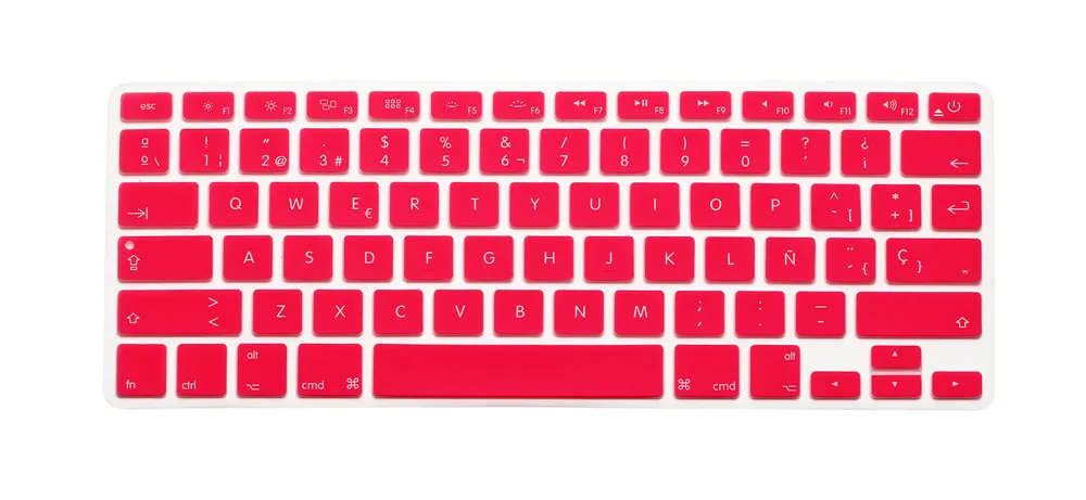 Силиконовый чехол для клавиатуры с испанской раскладкой Macbook Air Pro 13 15 17|spanish keyboard