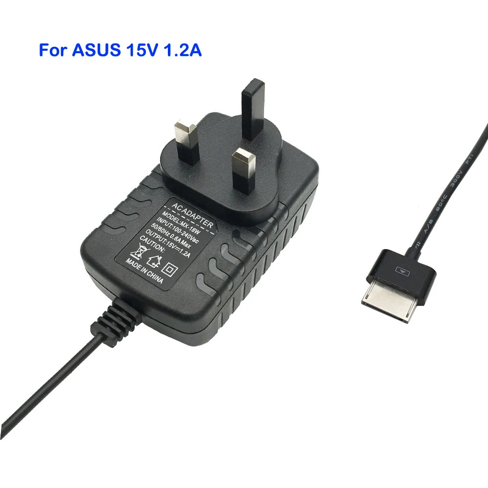 Великобритания Plug 15V1. 2A стены AC Зарядное устройство Питание адаптер для ASUS VivoTab RT