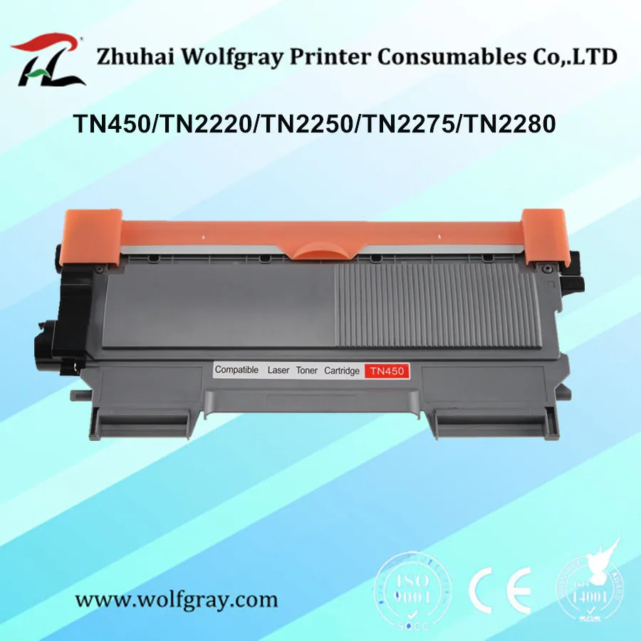 

Compatible toner cartridge for brother TN-450 TN450 TN2220 TN2250 TN2275 TN2280 MFC-7360/7362/7460/7470/7860/7290 DCP-7055/7060