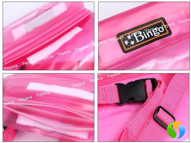 Yayava Waterproof Waist Pack Bum Bag Case Cover Dry Pouch Pocket Wallet Belt S Pink | Электроника
