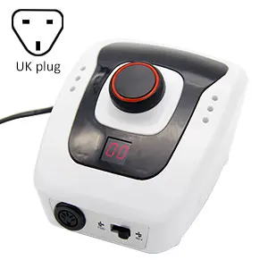 UK Plug LKE электрическая дрель для ногтей, маникюрные аксессуары для полировального устройства, Фрезерные фрезы для аппаратов, оборудование для дизайна ногтей, инструменты для ногтей - Цвет: UK Plug