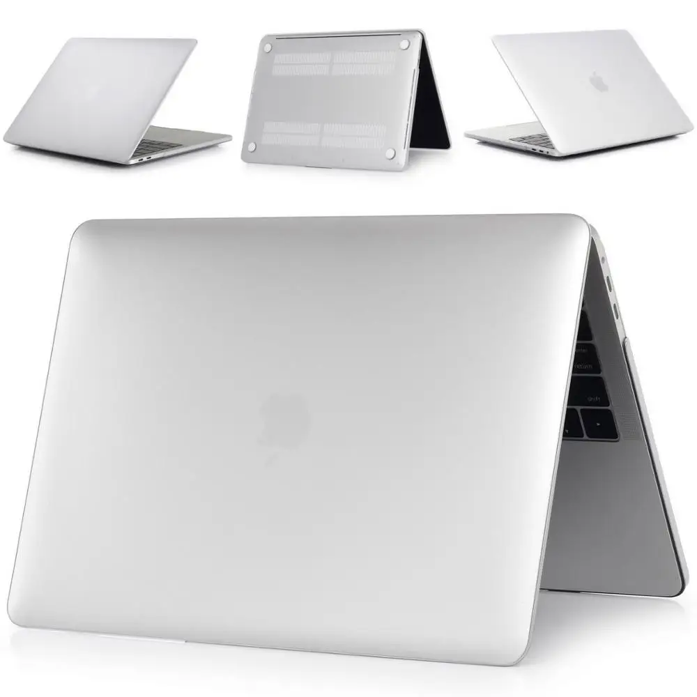 Matte white Чехол для ноутбука MacBook Air 11 13 дюймов A1466 A1932 Pro 12 13 15 retina A1502 A1706 A1708 A1989 сумо чехол - Цвет: Matte white