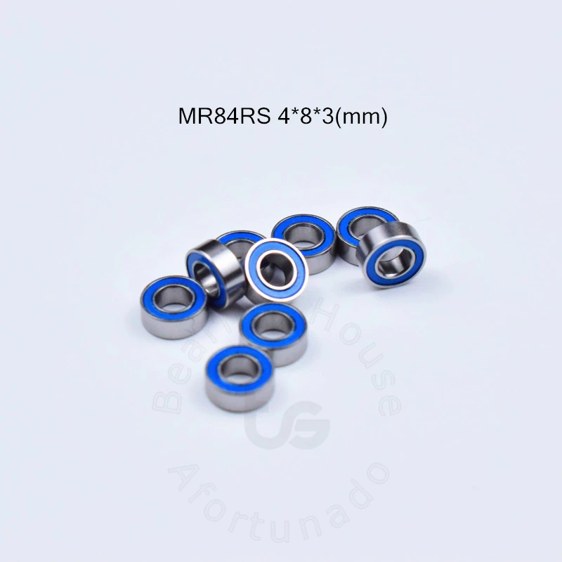 MR84RS 4*8*3 (мм) бесплатная доставка подшипник ABEC-5 с резиновым уплотнением