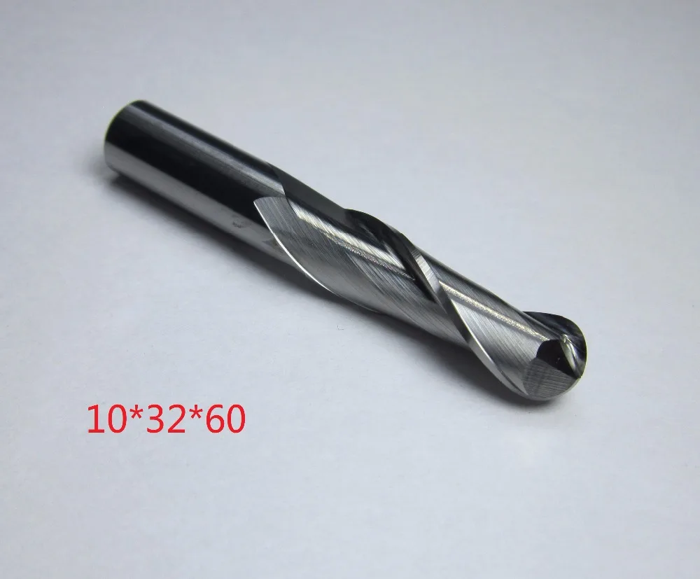 Концевые фрезы из карбида вольфрама для деревообработки диаметр 10 мм общая длина