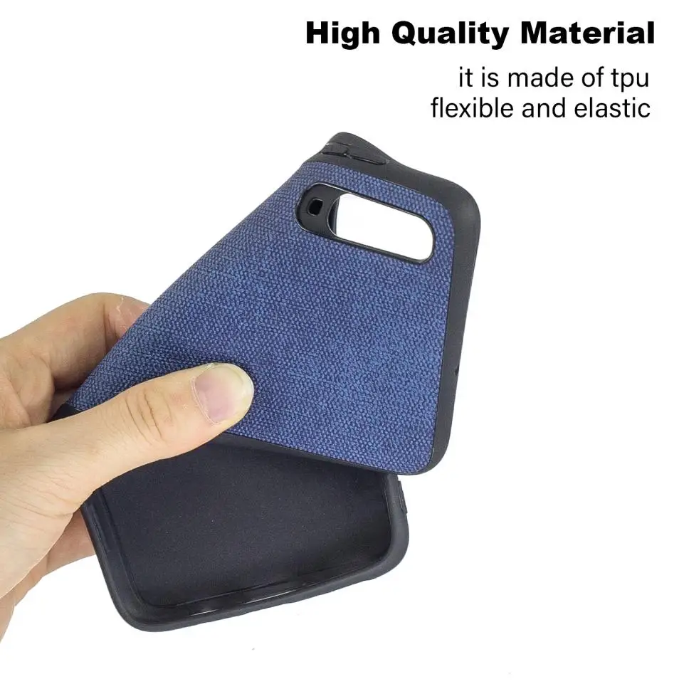 For Samsung Galaxy A70 A50 A30 A20 A10 Case Fashion Casual Denim Leather Rubber TPU Silicone Soft Mobile Phone Cover Shell |