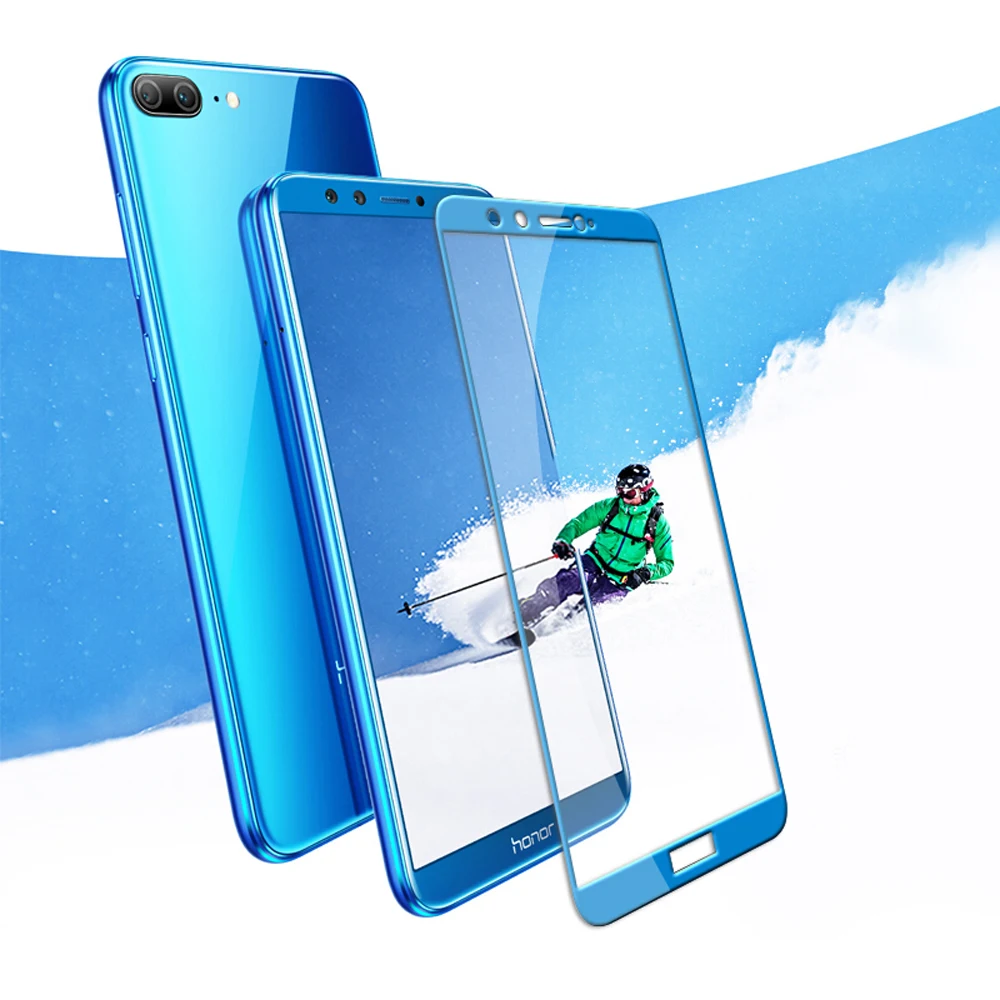 Закаленное Стекло для Huawei Honor 9 lite безопасности 2.5D край полный охват Защитное