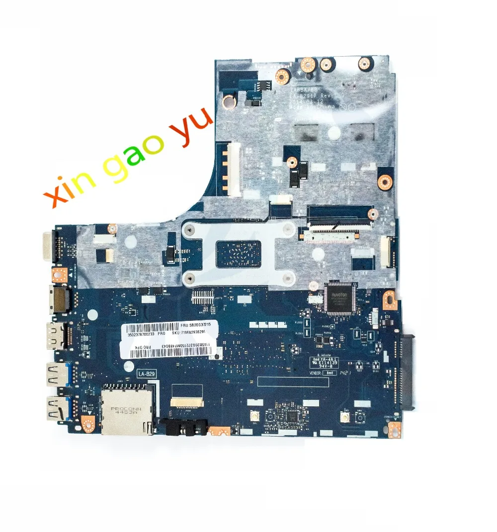 Материнская плата LA-B291P для ноутбука Lenovo B50-45 не встроенная 100% протестирована |
