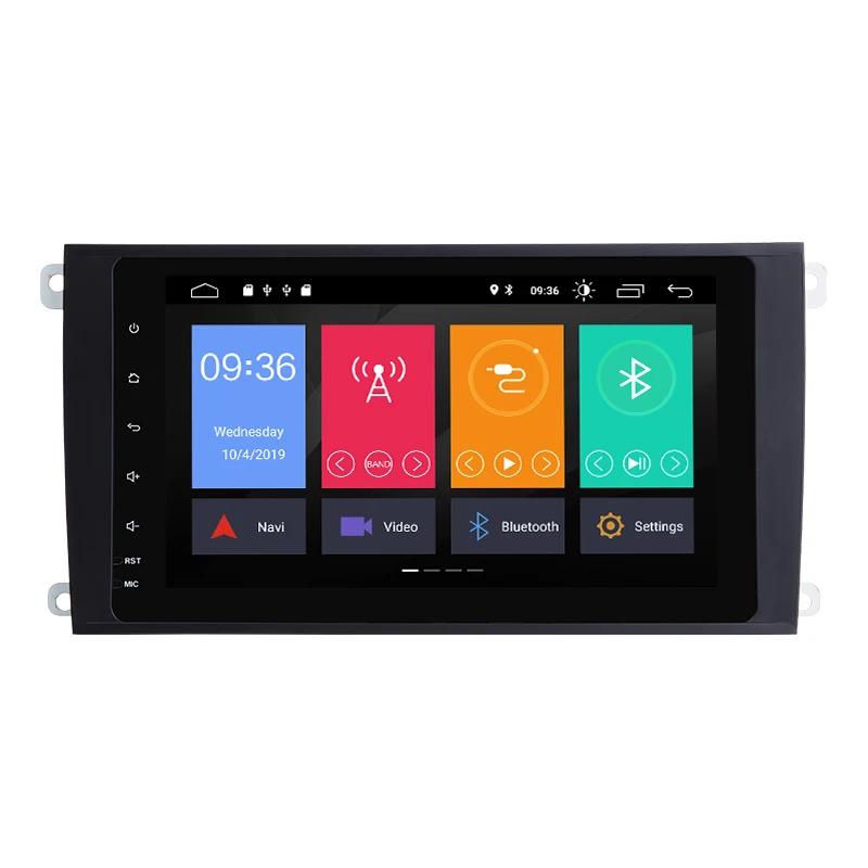 Xonrich 2 Din Android 9 0 Автомобильный мультимедийный плеер для Porsche Cayenne 2003 2010 GPS навигация