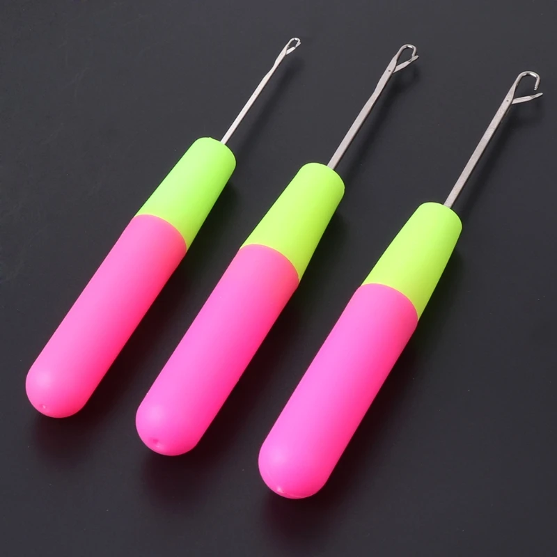 3PCS Crochet Hook Latch Lock Needle Tool Rug Making Knitting Interlock DIY | Дом и сад