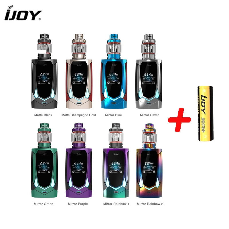 Оригинальный набор IJOY Avenger 270 234 Вт с аккумулятором 18650 боксмод 4 7 мл бак AVENGER SUBOHM